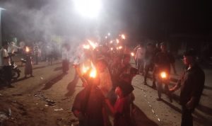 KBRC Meriahkan Takbir Keliling dan Pawai Obor Bersama Santri Kilat