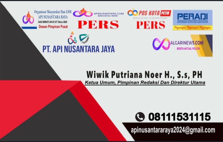 Segenap Pimpinan Redaksi PT Apinusantara Jaya Mengucapkan Selamat Hari Raya Idul Fitri 1 Syawal 1446 H