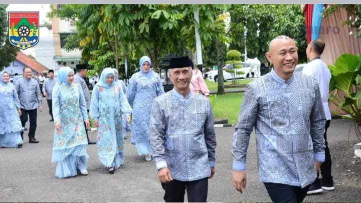 Wako, Wawako, Forkopimda dan Jajaran Pemkot Lubuk Linggau Silaturahmi ke Gubernur Sumsel