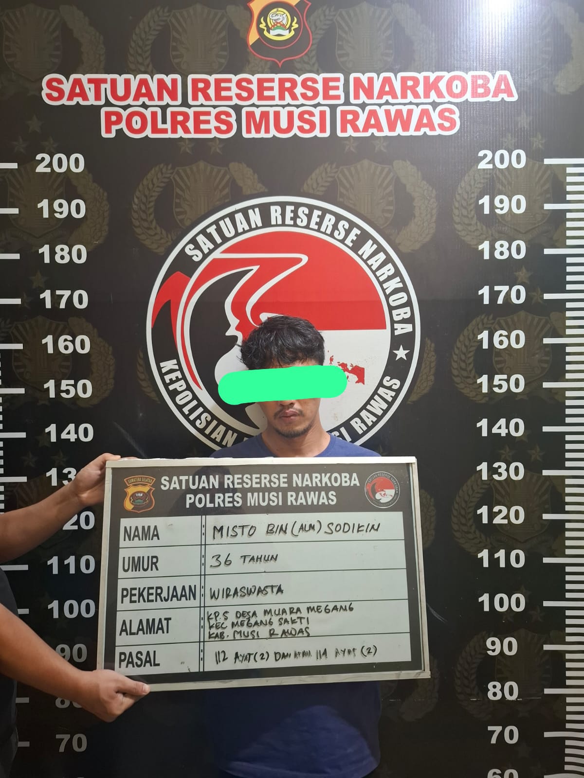 Satresnarkoba Polres Musi Rawas Ungkap Kasus Peredaran Narkotika di Rumah Kosong Desa Muara Megang