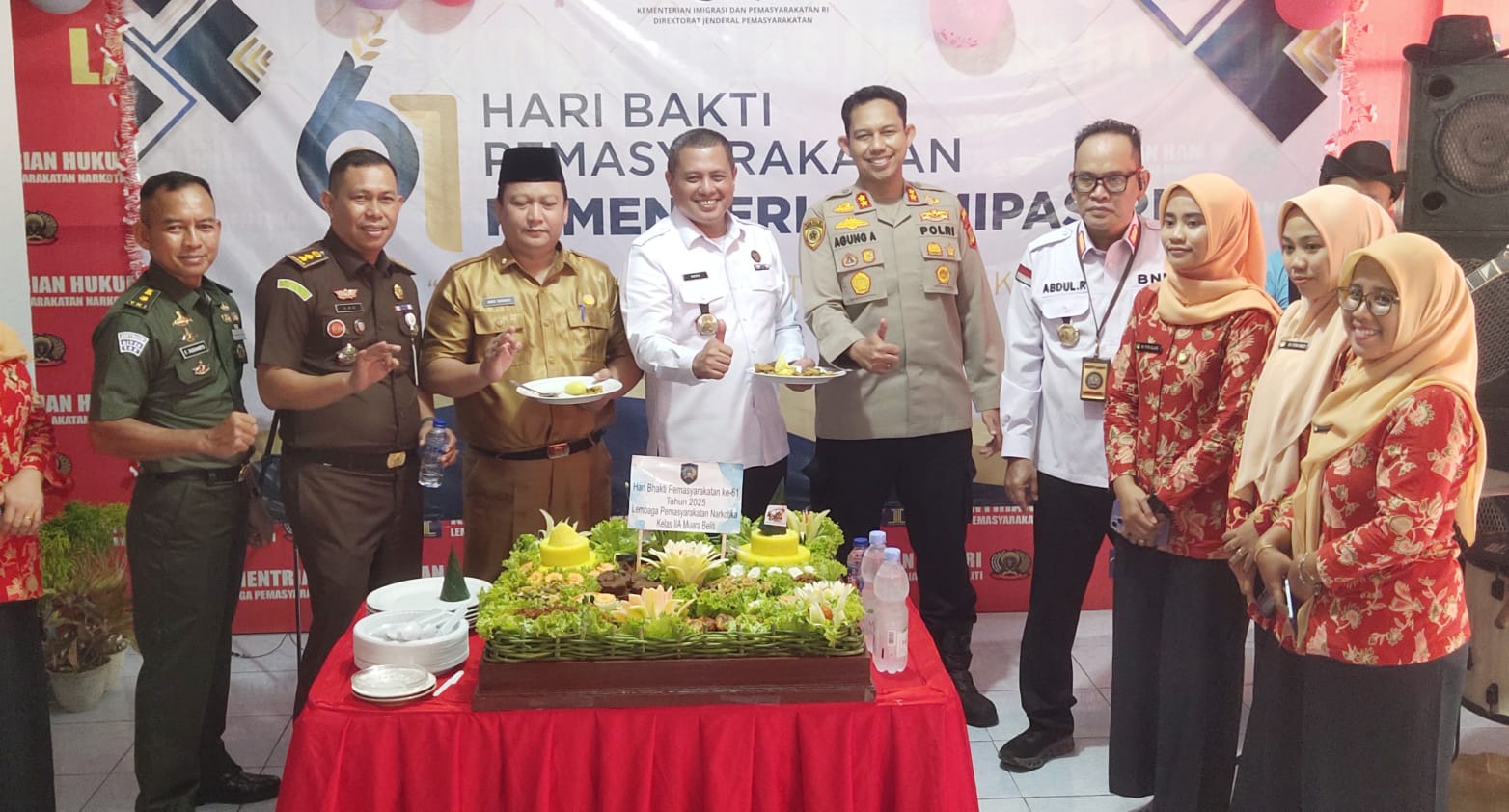 Hadiri Hari Bhakti Pemasyarakatan ke-61 di Lapas Narkotika Kelas II A Muara Beliti, Kapolres Musi Rawas : Semoga Bisa Memberikan Pembinaan Lebih Baik