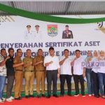 Wako Terima Sertifikat Aset PSU Developer Perumahan