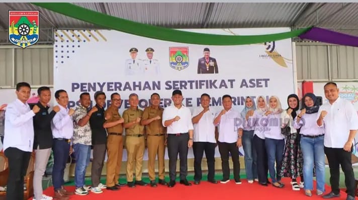 Wako Terima Sertifikat Aset PSU Developer Perumahan