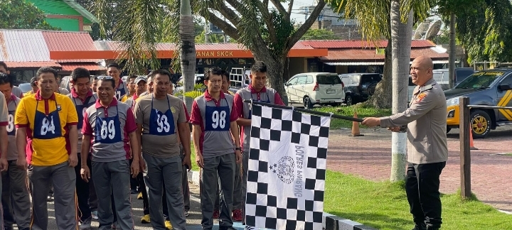 Polres Pinrang Gelar Tes Kesamaptaan Jasmani Periode I Tahun 2025