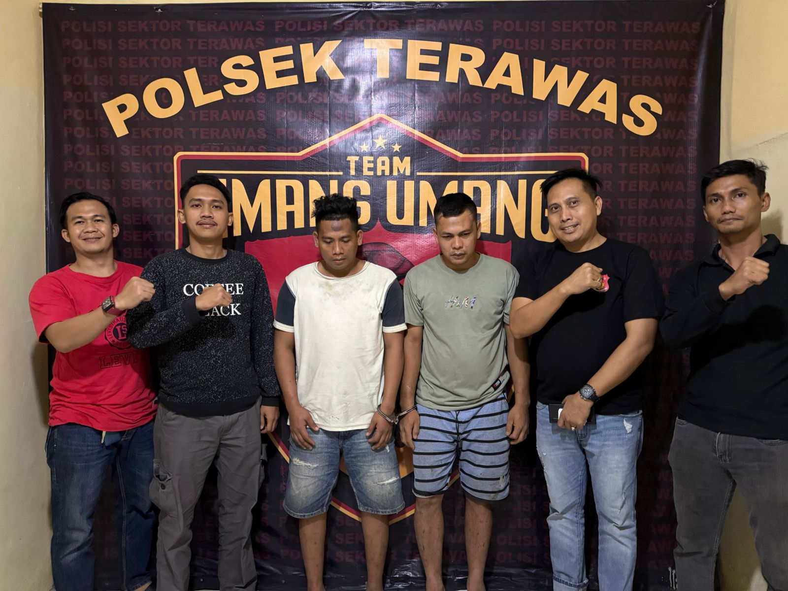 Ungkap Kasus Pencurian Ternak , Polsek Stl Ulu Terawas Ringkus Dua Pelaku