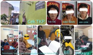 Tim Elang Timur Berhasil Tangkap Tiga Pelaku Curanmor Dan AC 