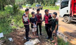 Sat Samapta Polres Mura Amankan Pelaku Premanisme Bersenjata Tajam di Jalan Rusak