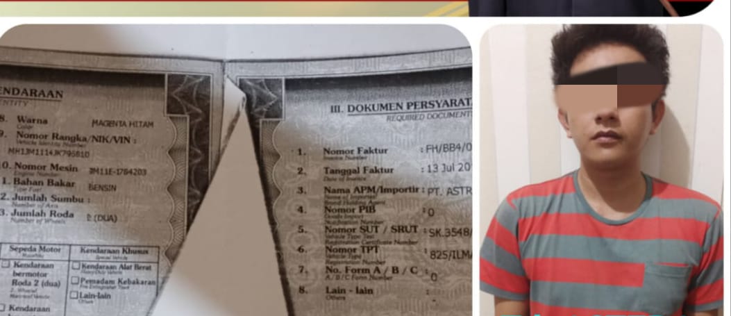 Dalam Rangka Pelaksanaan Operasi Singkat Musi Rawas 2025, Polsek lubuk Linggau Timur, Berhasil Tangkap Pelaku Curanmor