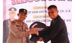 Bentuk Kemitraan Erat, Polsek Muara Lakitan Polres Musi Rawas Terima Bantuan Kendaraan Operasional Dari PT SMS 