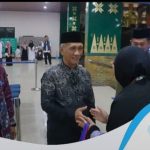 Wakil Wali Kota Lubuk Linggau Sambut Kedatangan JCH di Asrama Haji Palembang