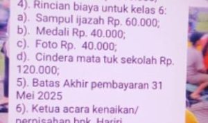 Diduga SDN Parungsari 2: Memungut Iuran Perpisahaan: Sudah Jelas Itu Melanggar Himbowaan dari Gubernur 