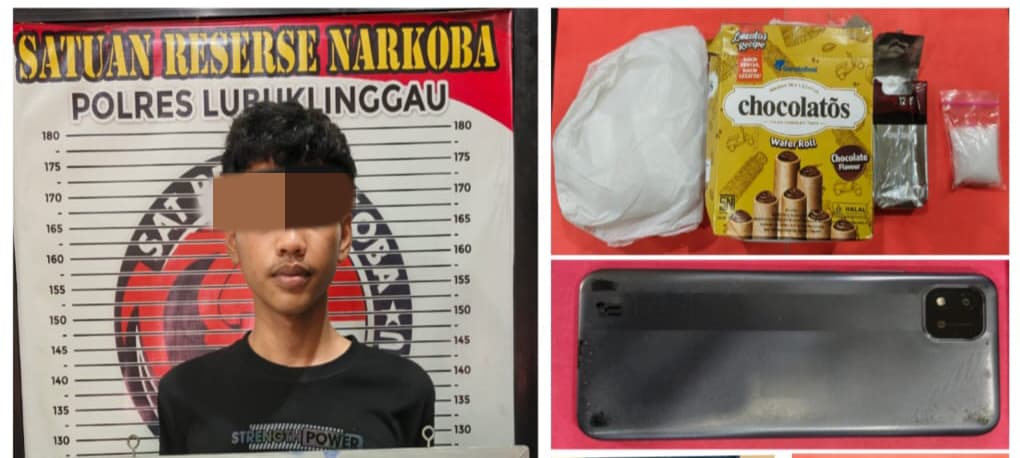 Polres LubukLinggau Berhasil Menangkap Pemuda Saat Transaksi Narkoba, Dijalan Cereme