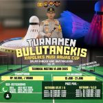 Semangat Sportivitas di Hari Bhayangkara Ke-79, Polres Musi Rawas Gelar Turnamen Bulutangkis Kapolres Musi Rawas Cup