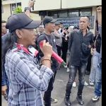 Relawan Silampari Gelar Aksi Damai Depan Halaman Polres Lubuk Linggau Dan Kejari Kota Lubuk Linggau