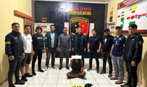 Simpan Pistol dan Peluru Aktif di Bawah Meja Tamu, DT Mendekam di Balik Jeruji Besi Polres Musi Rawas