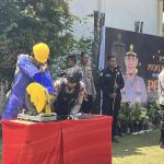 Siap Dukung Kebijakan Kapolda Sumsel, Kapolres Musi Rawas Hadiri Pemusnahan Barang Bukti Operasi Senpi I Musi 2025