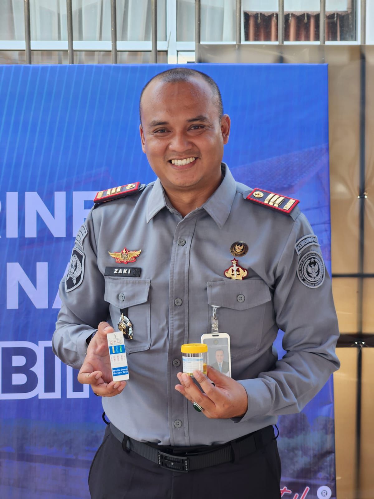 Konsisten Cegah Narkoba, Petugas dan WBP Lapas Rangkasbitung Jalani Tes Urine