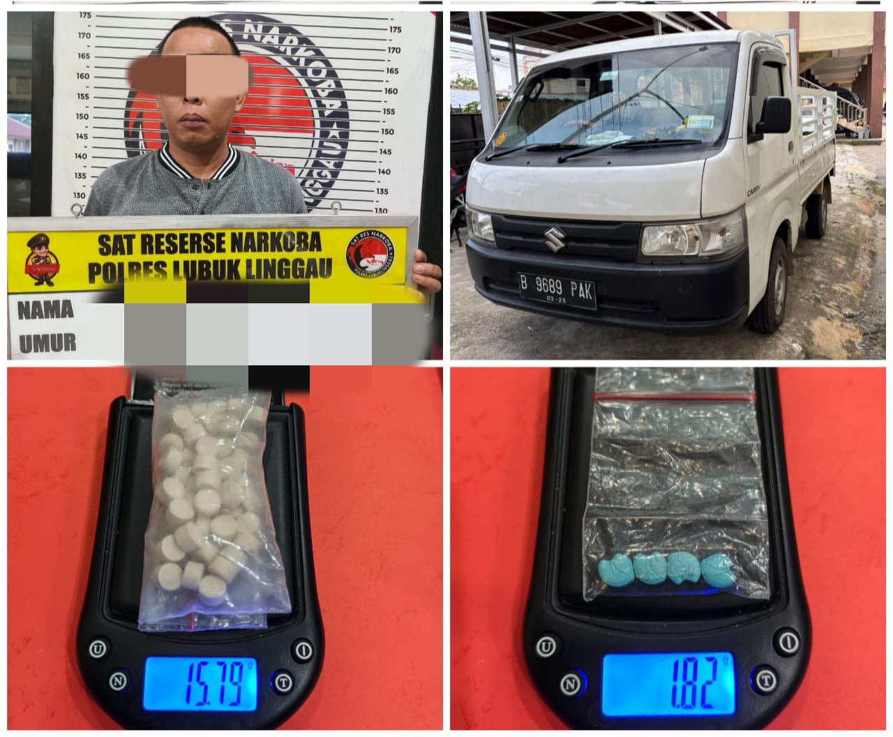 Sat Res Narkoba Polres Lubuk Linggau  Berhasil Ringkus Pengedar Narkoba