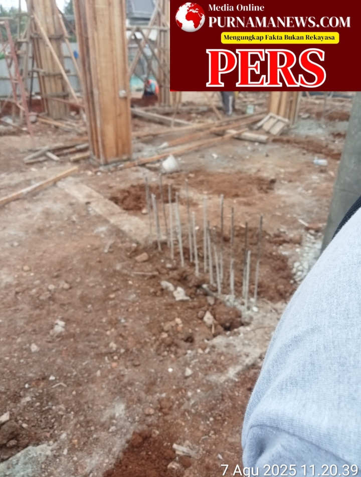 Diduga proyek siluman pembangunan kantor kelurahan Rajabasa jaya papan informasi tidak ada terpasang di tempat yang semestinya