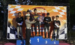 Aman dan Kondusif, Puluhan Personel Lakukan Pengamanan Drag Bike dan Drag Race Piala Kapolres Mura Tahun 2025