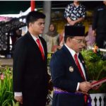 Bupati Muratara Devi Suhartoni Kukuhkan Paskibraka 2025