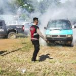 Cegah Demam Berdarah, Siddokes Bersama Dinkes Lakukan Fogging di Lingkungan Polres Musi Rawas