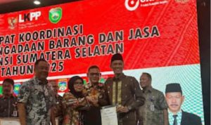 Kabupaten Musi Rawas Utara Raih Dua Penghargaan UKPBJ Proaktif dan Konsolidasi Katalog