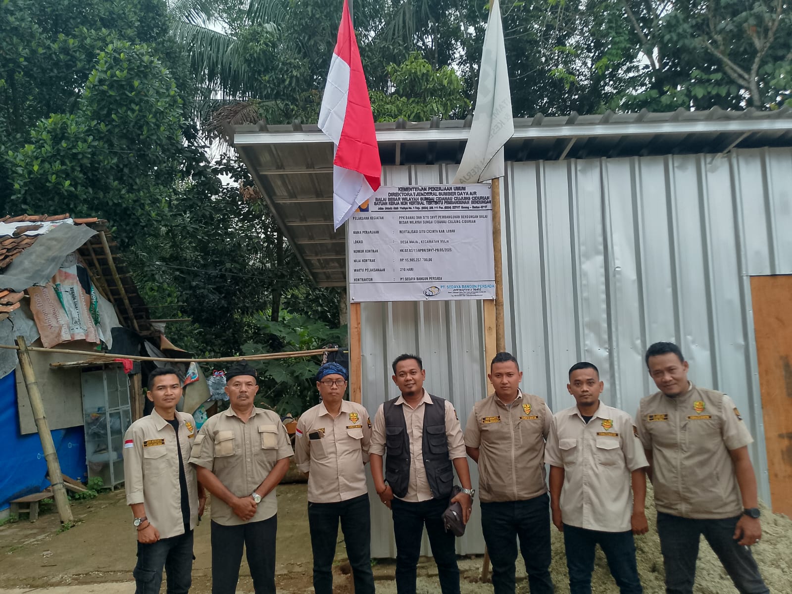 Capai 65 Persen Pembangunan Revitalisasi Situ Cicinta, Forwatu Banten Apresiasi Kinerja PT Sedaya Bangun Persada