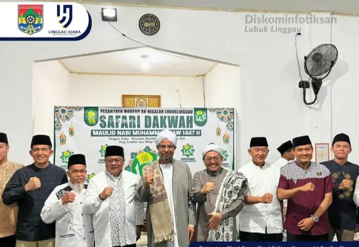 Sekda Lubuk Linggau Hadiri Peringatan Maulid Nabi Muhammad SAW di Masjid Al Saad