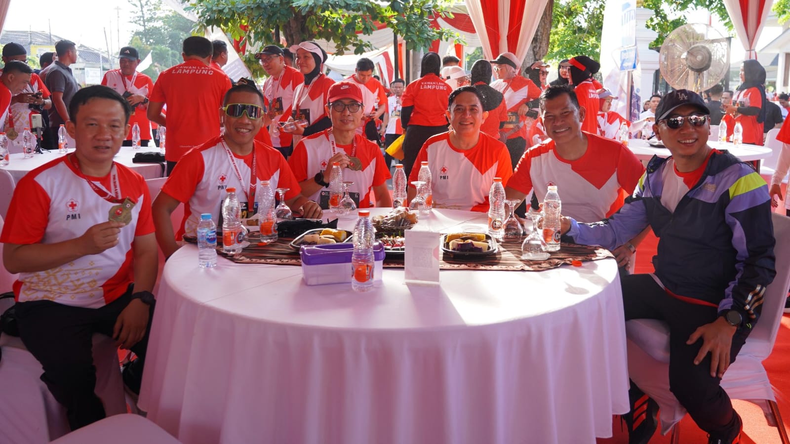 PMI Run 4 Humanity HUT Ke-80 PMI Tahun 2025, Sekdaprov Lampung Marindo Kurniawan Ajak Masyarakat Hidup Sehat dan Peduli Sesama