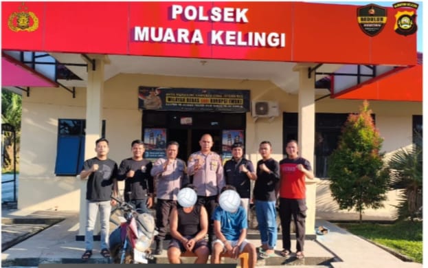Terjaring Operasi Sikat II Musi, Unit Reskrim Polsek Muara Kelingi Polres Musi Rawas Ringkus Pelaku Curanmor, Satu Tersangka Masih Dibawah Umur