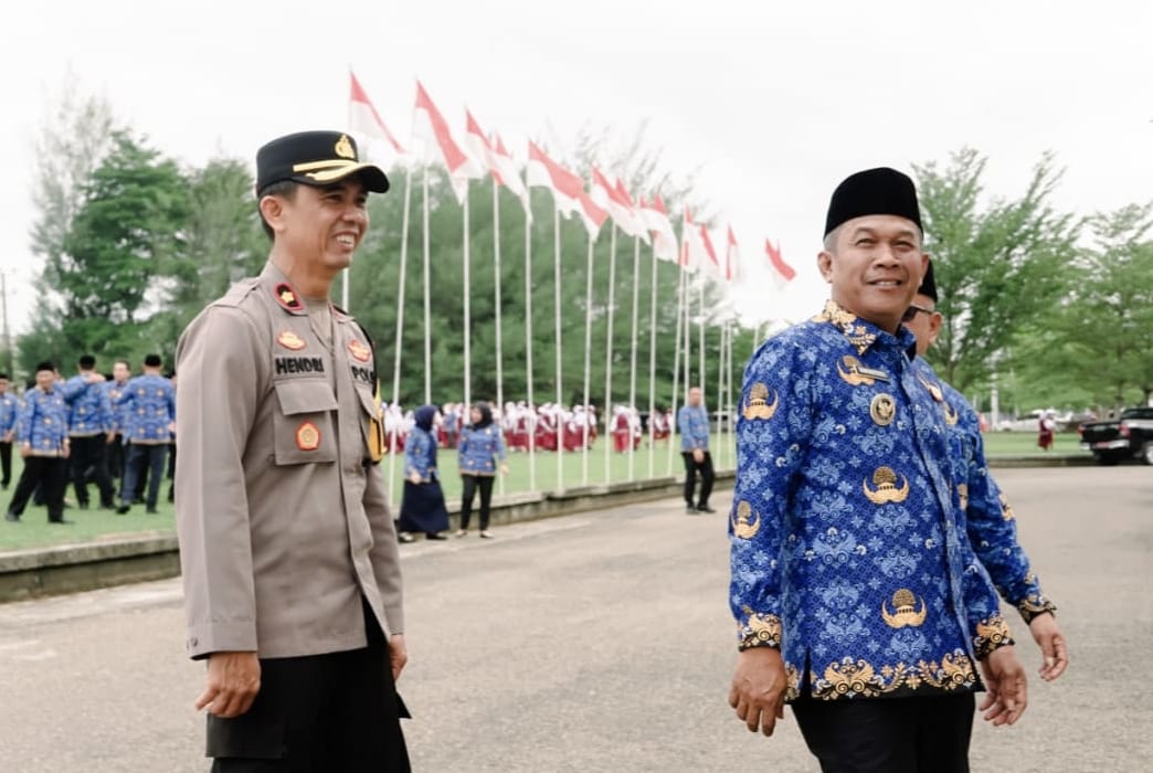 Mewakili Kapolres, Wakapolres Musi Rawas Hadiri Upacara Hari Guru Nasional dan Hari PGRI ke-80