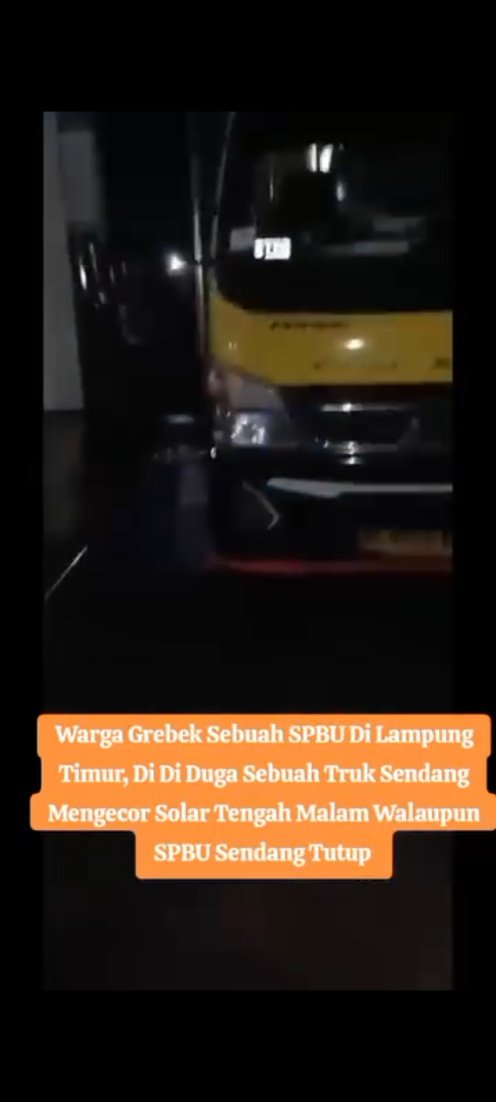 Mobil Terindikasi Ngecor Solar Subsidi Nyaris Diamuk Masa Di Sribawono Lampung Timur, Oknum Pecatan Diduga Terlibat