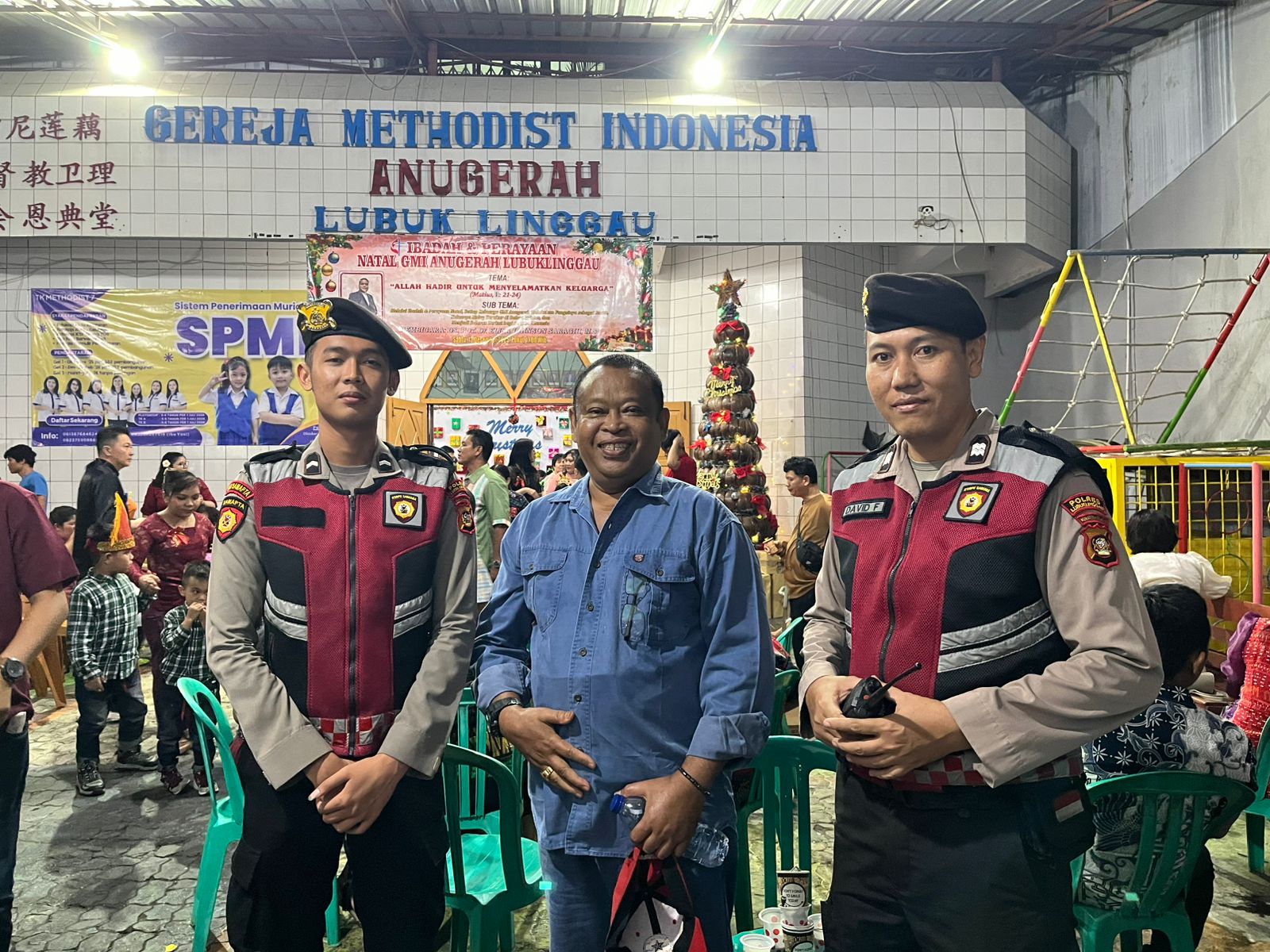 Polres Lubuk Linggau Siap pengamanan di Berbagai Gereja Kristen Injil Se Indonesia