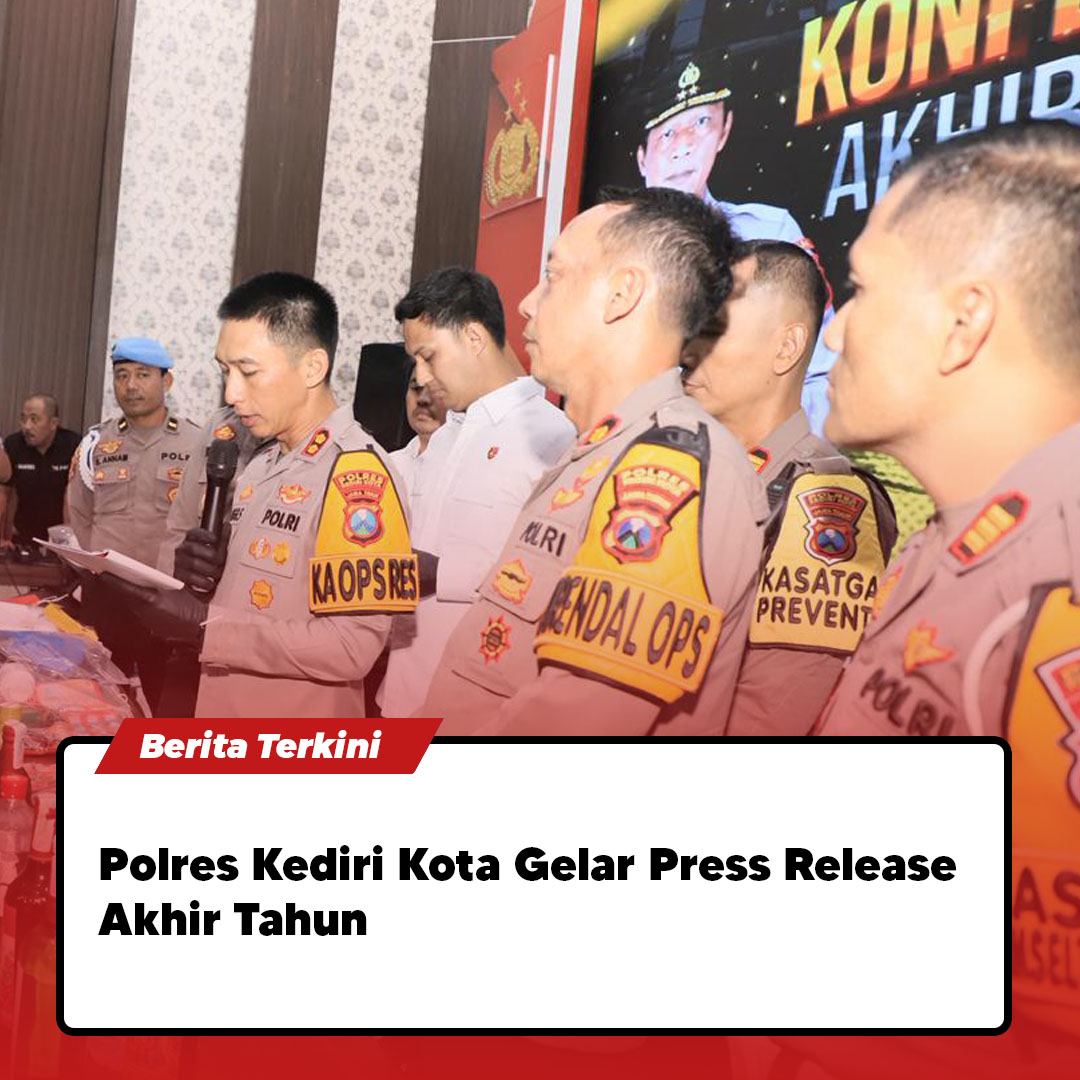 Polres Kediri Kota Gelar Press Release Akhir Tahun Polres Kediri Kota Gelar Press Release Akhir Tahun