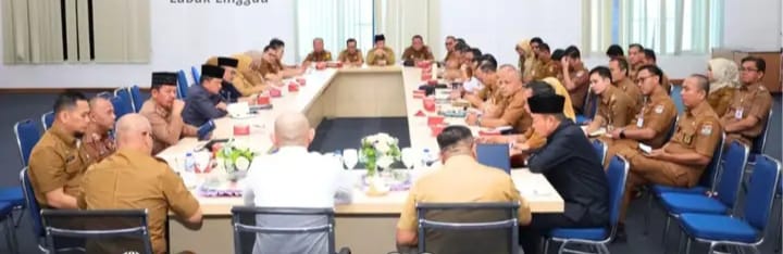 Walikota Lubuk Linggau H Rachmat Hidayat Pimpin Rakor OPD, Hampir 70 Program Sudah Terealisasi