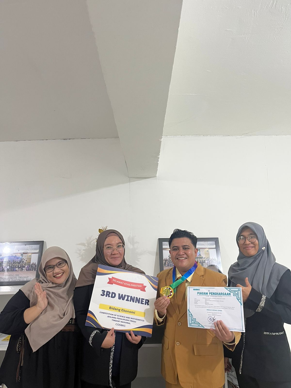 Bangga !! Mahasiswa STP Riau Raih Juara 3 di Ajang Competition of Science and Mathematics Jenjang Perguruan Tingkat Nasional 
