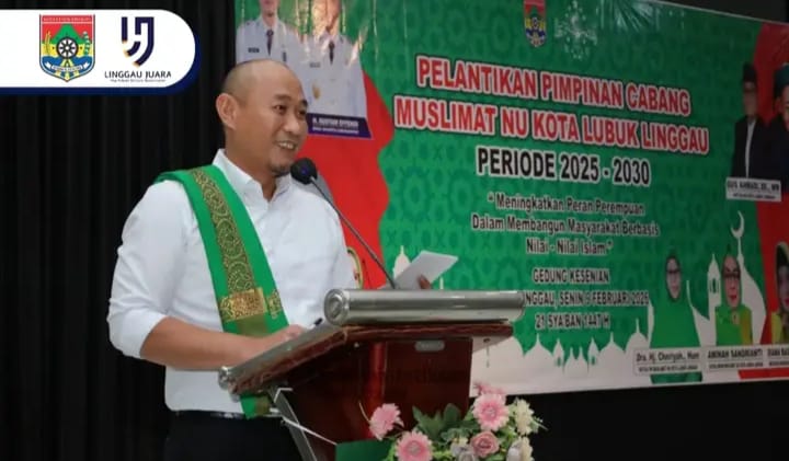 Wako Hadiri Pelantikan PC Muslimat NU Lubuk Linggau