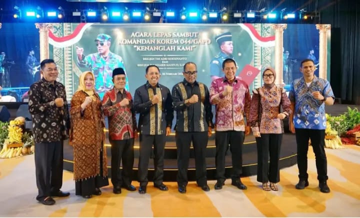 Bupati Musi Rawas Ratna Machmud Hadiri Lepas Sambut Danrem 044/Garuda Dempo di Palembang, Perkuat Sinergi TNI dan Pemerintah Daerah