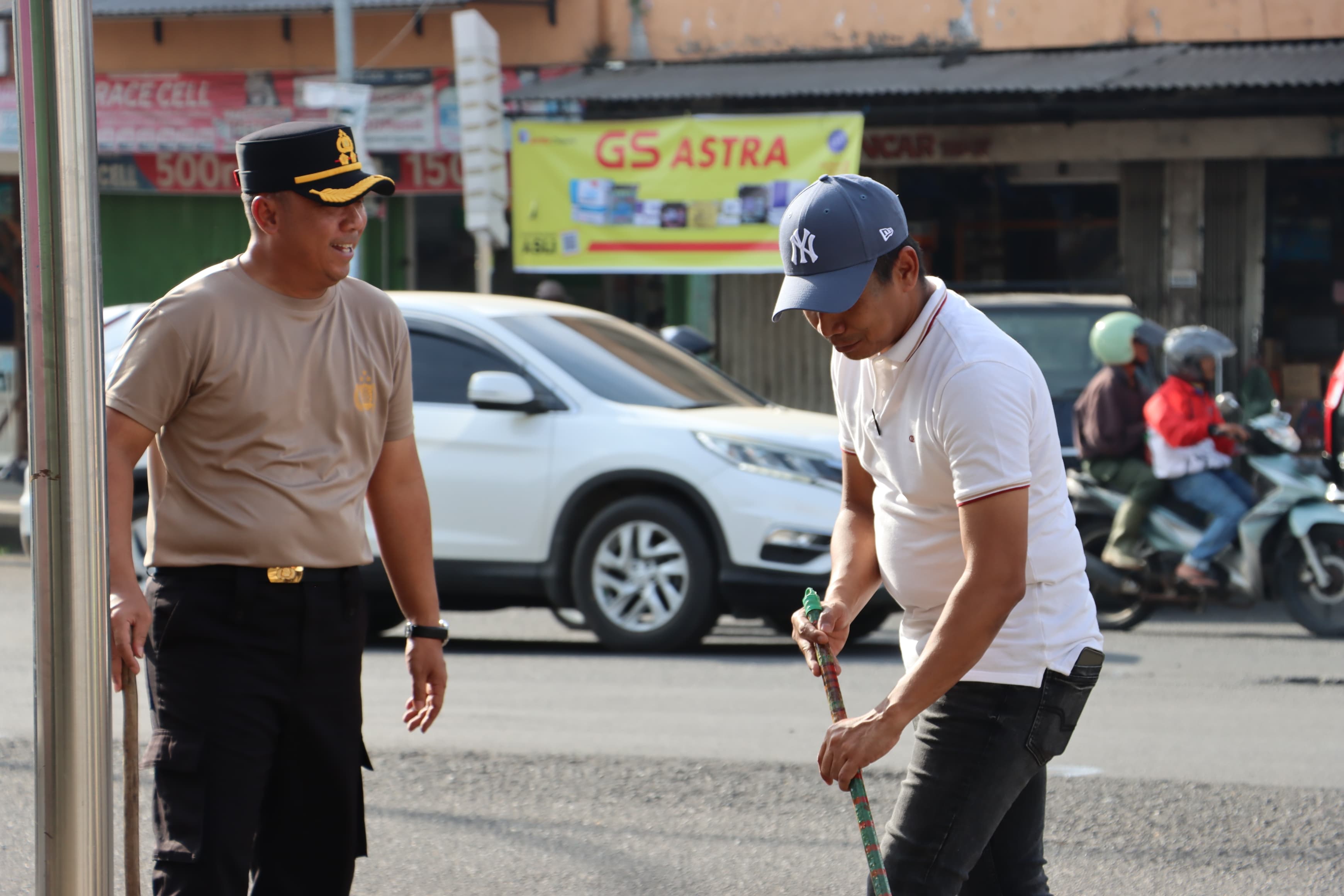 Polres Lubuk Linggau  Mendukung Penuh Program Nasional Gerakan Indonesia  (ASRI) Aman , Sehat ,Resik, Indah