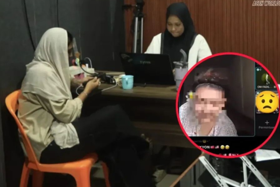Polda Aceh melalui Direktorat Reserse Kriminal Khusus (Ditreskrimsus) Memeriksa Seorang Remaja Terkait Video Siaran Langsung di Platform TikTok