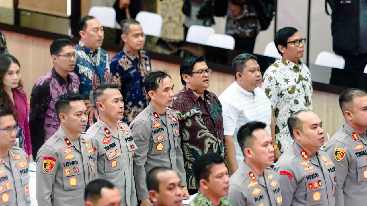 Wakapolres Musi Rawas Hadiri Rakor Dukungan Forkopimda