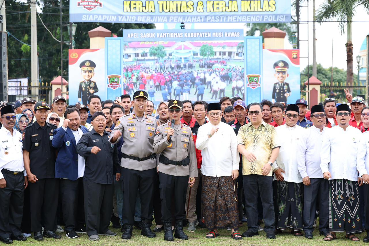 Kapolda Sumsel Resmikan Gedung SPKT dan Luncurkan Program Bakti Sosial di Polres Musi Rawas