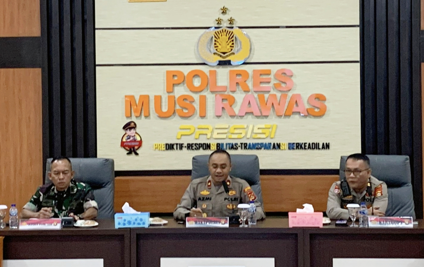 Antisifasi Karhutla, Polres Musi Rawas Bersama Intansi Terkait Gelar Rapat Koordinasi Wujudkan Zero Karhutla 