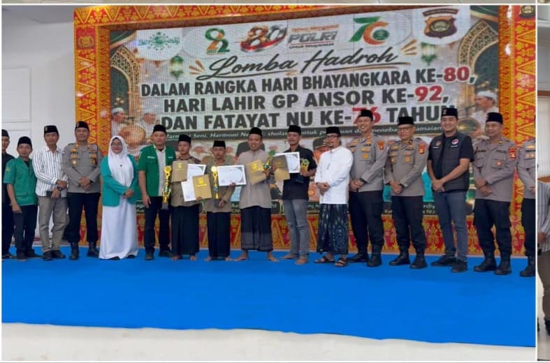 Sinergi dalam Harmoni: Polres Musi Rawas dan Nahdlatul Ulama Rayakan Hari Bhayangkara dengan Lomba Hadroh Sinergi dalam Harmoni: Polres Musi Rawas dan Nahdlatul Ulama Rayakan Hari Bhayangkara dengan Lomba Hadroh