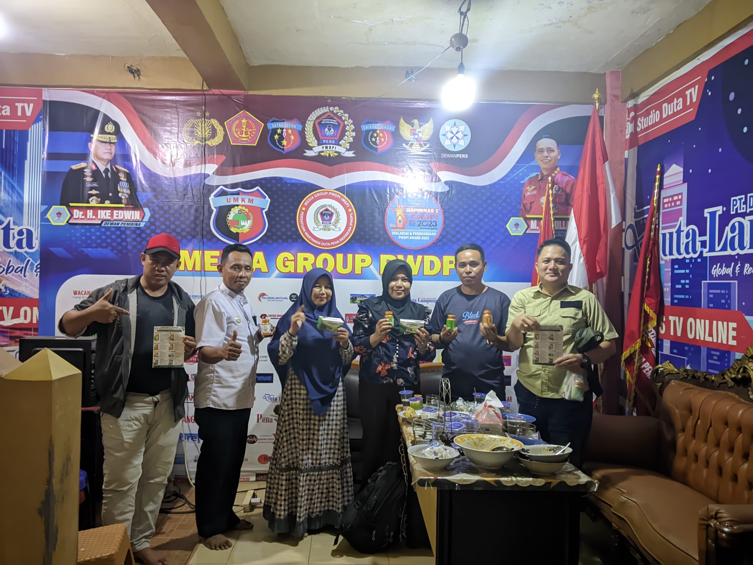 Luncurkan Hidup Sehat Dimulai dari Rumah, Lamban Kelor Binaan PT Bukit Asam Jalin Kerja Sama dengan DPP PWDPI