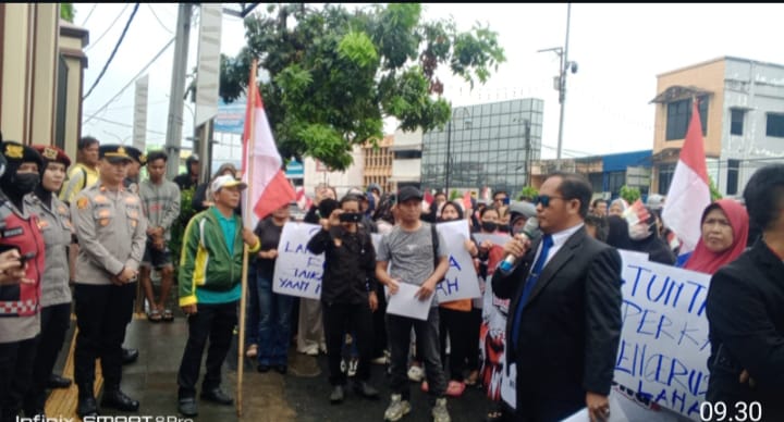 Aliansi Pemuda Silampari Menggugat Gelar Aksi Damai, Dukung Kinerja Kapolres dan Minta Penegakan Hukum Tanpa Intervensi