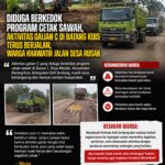 Diduga Berkedok Program Cetak Sawah, Aktivitas Galian C di Batang Kuis Terus Berjalan, Warga Khawatir Jalan Desa Rusak