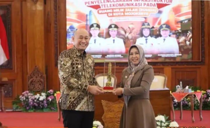 Wali Kota Lubuk Linggau Kunker ke Pemkot Mojokerto, Pelajari Penataan Infrastruktur Telekomunikasi