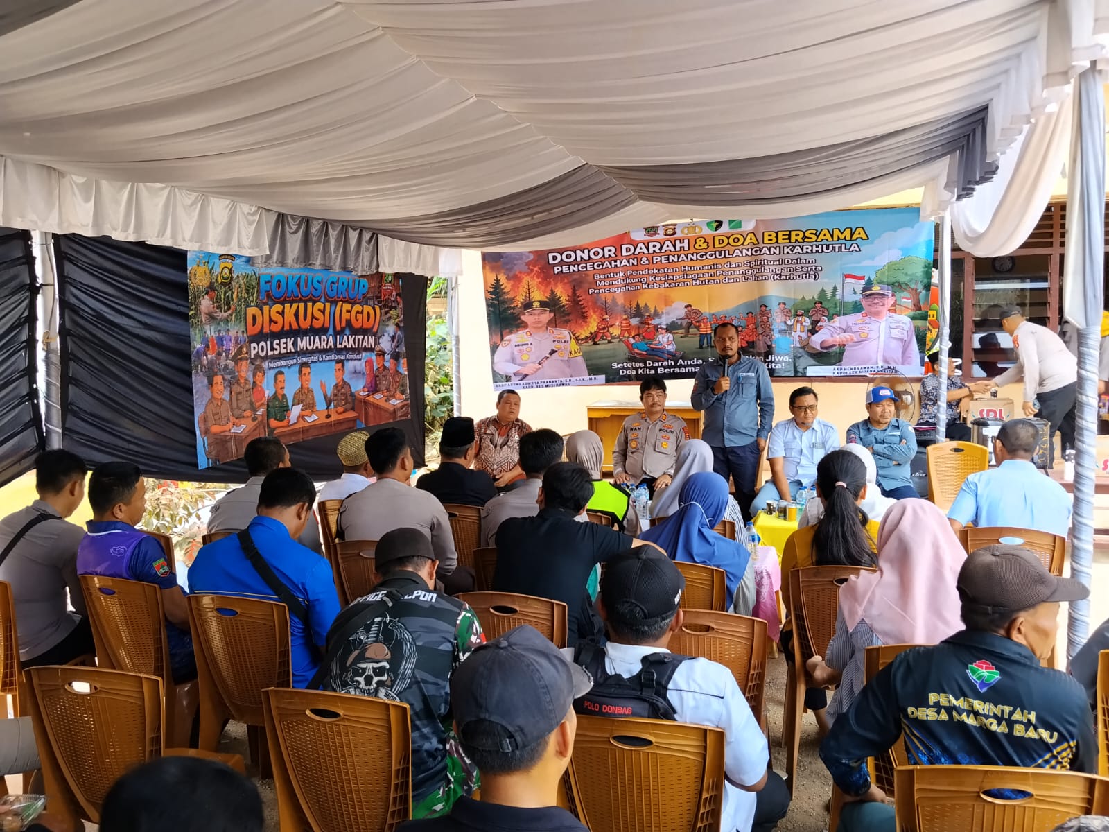 Sinergi Polsek Muara Lakitan Polres Musi Rawas dan PT. Lonsum, Gelar Donor Darah Sekaligus Doa Bersama Cegah Karhutla Sinergi Polsek Muara Lakitan Polres Musi Rawas dan PT. Lonsum, Gelar Donor Darah Sekaligus Doa Bersama Cegah Karhutla